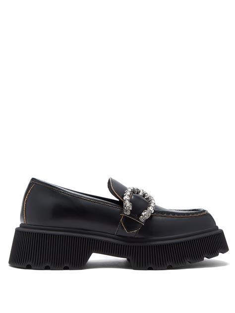 gucci dionysus-buckle leather loafers|Gucci women's loafers.